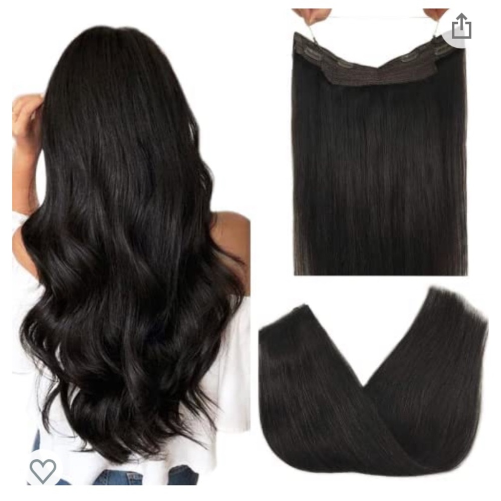 Halo hair extensions